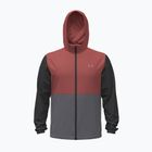 Pánska bežecká bunda Under Armour Velociti Hooded Jacket ultimate black/heritage red/reflective