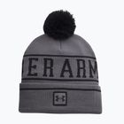 Pánska zimná čiapka Under Armour Halftime Pom Beanie castlerock/black/black