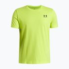 Detské tričko Under Armour Sportstyle Left Chest green citrine/black