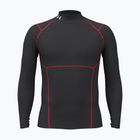 Pánske tréningové tričko longsleeve Under Armour Coldgear Elite Comp Mock ultimate black/red/reflective