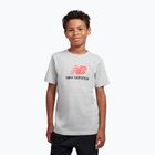 Detské tričko New Balance Jersey Stacked Logo Tee athletic grey heather