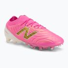 Futbalové kopačky New Balance Tekela Elite Low V5 FG pink heat/metallic gold/pink satin