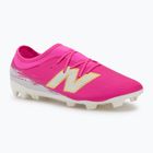 Detské kopačky New Balance Furon Team V8 FG pink heat/sea salt/gold metallic