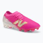 Futbalové kopačky New Balance Furon Elite V8 SG pink heat/sea salt/gold metallic