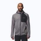 Pánska mikina Columbia Triple Canyon Grid Fleece Hooded Full Zip II city grey/black