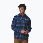 Pánska košeľa Columbia Flare Gun Stretch Flannel mountain blue trails edge plaid