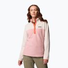 Dámska mikina Columbia Benton Springs 1/2 Snap eraser pink/dark stone/tuscan