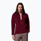 Dámska mikina Columbia Benton Springs 1/2 Snap rich wine/eraser pink