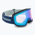 Lyžiarske okuliare Salomon Aksium 2.0 dress blue/ml light blue