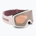Lyžiarske okuliare Salomon Aksium 2.0 S acces heavenly pink/flash toric orange