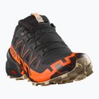 Pánske bežecké topánky Salomon Speedcross 6 GTX black/shocking orange/white pepper