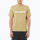 Pánske tričko Salomon Logo gray green