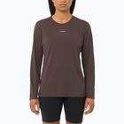 Dámske tričko longsleeve Salomon Shakeout Core coffe bean