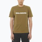 Pánske tričko Salomon Logo brilliant olive