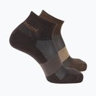 Ponožky Salomon Evasion Ankle 2 párov dark earth/walnut