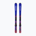 Detské zjazdové lyže + viazanie Salomon Equipe Jr M + L6 GW race blue/equipe red