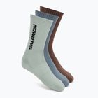 Ponožky Salomon Everyday Crew 3 pack stormy weather/sea foam/mustang