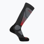 Lyžiarske ponožky Salomon S/Pro Anthracite/Medium Grey/Fiery Red