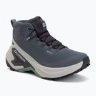 Dámske turistické topánky Salomon Genesis Mid GTX grisaille/green milieu