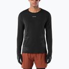 Pánske bežecké tričko longsleeve Salomon Sense Aero GFX Tee LS deep black/black beauty
