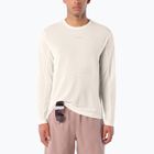Pánske bežecké tričko longsleeve Salomon Shakeout Core Tee GFX LS whisper white/pink frosting