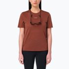 Dámske bežecké tričko Salomon Shakeout Core SS Tee burnt umber