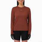 Dámske bežecké tričko longsleeve Salomon Shakeout Core LS Tee burnt umber