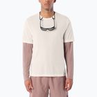 Pánske bežecké tričko Salomon Shakeout Core GFX SS Tee whisper white/pink frosting