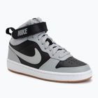 Topánky Nike Court Borough Mid 2 black/white/gum med brown/light smoke grey