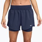 Dámske šortky Nike One Dri-Fit High-Waisted 3" 2In1 midnight navy/white