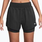 Dámske šortky Nike One Dri-Fit High-Waisted 3" 2In1 black/white