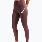 Dámske bežecké legíny Nike Tempo Swoosh Run High-Waisted 7/8 tattoo/white