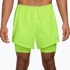 Pánske bežecké šortky Nike Stride Dri-Fit Hybrid 5" volt ice
