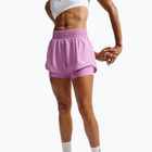 Dámske bežecké šortky Nike One Dri-FIT 2IN1 light magenta/white