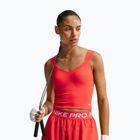 Dámske tréningové tričko Nike Pro Sculpt Medium Support Padded Tank light crimson/white