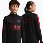 Detská futbalová mikina Nike Paris Saint-Germain Strike Dri-Fit Soccer Knit Drill Top black/global red/global red