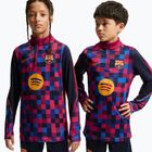 Detská futbalová mikina Nike FC Barcelona Dri-Fit Strike Drill Top noble red/noble red/mineral yellow