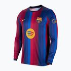 Pánske futbalové tričko longsleeve Nike FC Barcelona Dri-Fit Stadium Home LS deep garnet/blue void/mineral yellow