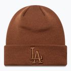 Zimná čiapka New Era Essential Los Angeles Dodgers dark auburn/dark autumn