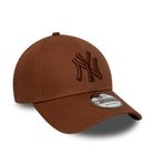 Zimná čiapka New Era League Essential 9Forty New York Yankees dark auburn