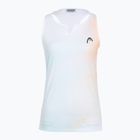 Dámske tenisové tričko HEAD Agility Tank Top apricot/print vision