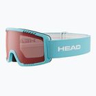 Detské lyžiarske okuliare HEAD Contex Yuki Jr red/blue