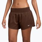 Dámske šortky Nike One Dri-Fit 3" cacao wow/white
