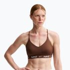 Dámska fitness podprsenka Nike Dri-Fit Indy Light Support cacao wow