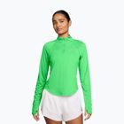 Dámske bežecké tričko longsleeve Nike Tempo Swoosh Run Dri-Fit 1/4-Zip illusion green/white