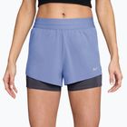 Dámske bežecké šortky Nike Swift Mid-Rise 2in1 aluminum/royal tint