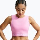 Dámske tričko Nike Pro pink rise/white