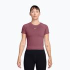 Dámske tréningové tričko Nike Pro Seamless pink smoke/white