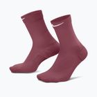 Ponožky Nike Run Midweight Crew pink smoke/pink rise/white