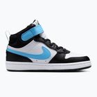 Detské topánky Nike Court Borough Mid 2 white/black/arctic green/football blue